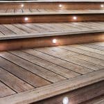 Spotlight deck Step lighting effect