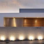 Underground light architectural wall lighting effect