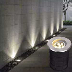 recessed concrete lights