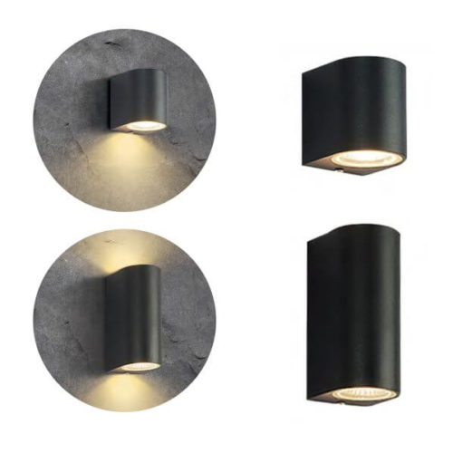 outdoor up and down wall light