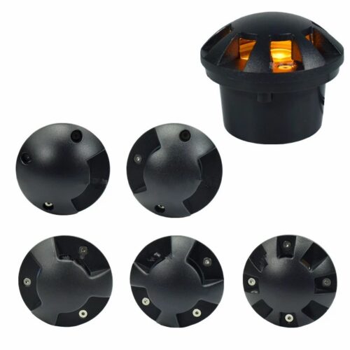 driveway lights in concrete Black Aluminum_UN10_1
