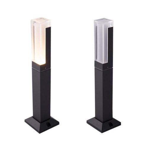 acrylic led lawn bollard light