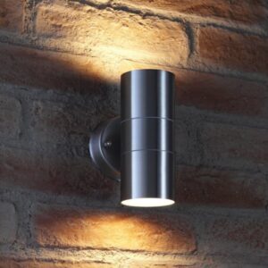 modern garden wall light up and down 2xGU10 Housing stainless steel Sonce